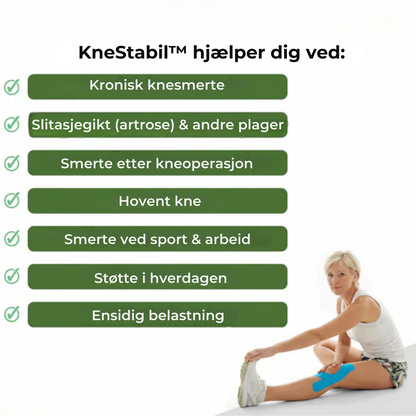KneFlex™ | Stabil støtte og fri bevegelse