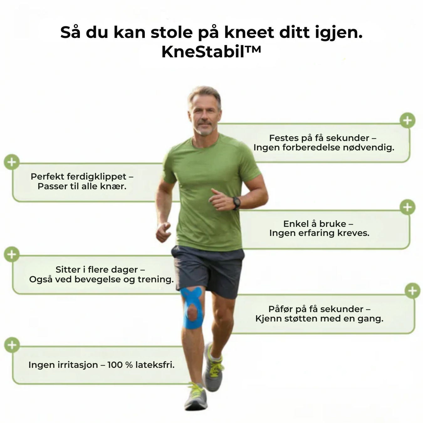 KneFlex™ | Stabil støtte og fri bevegelse
