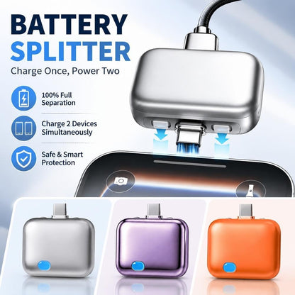 ChargerSeparator 1+1 GRATIS: Smart Automatisk Avslåing Hurtiglader Separator