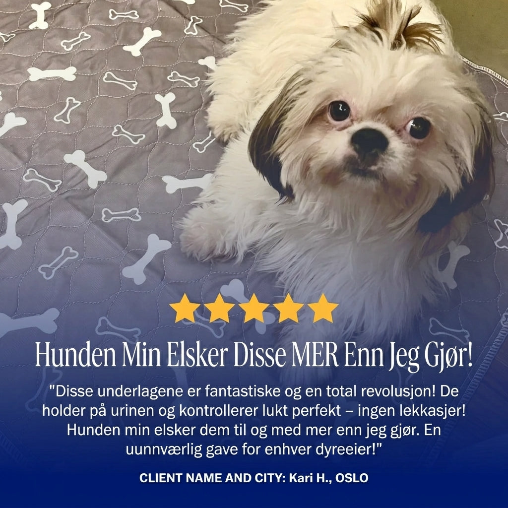 PoteMat™ - Det siste puteunderlaget hunden din noen gang trenger