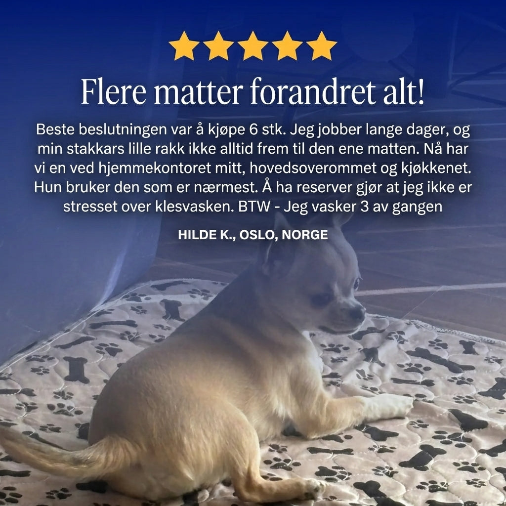 PoteMat™ - Det siste puteunderlaget hunden din noen gang trenger